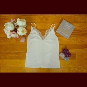 ME TO WE whisper pink cami NWOT